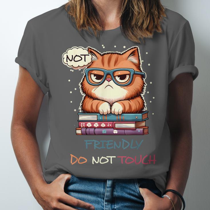 Sarcastic Loner Introvert Not a Friendly Do Not Touchs Unisex Jersey T-Shirt