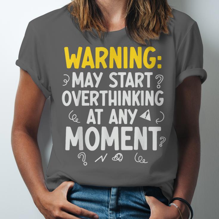 Sarcastic Saying For Overthinkers Introverts Unisex Jersey T-Shirt