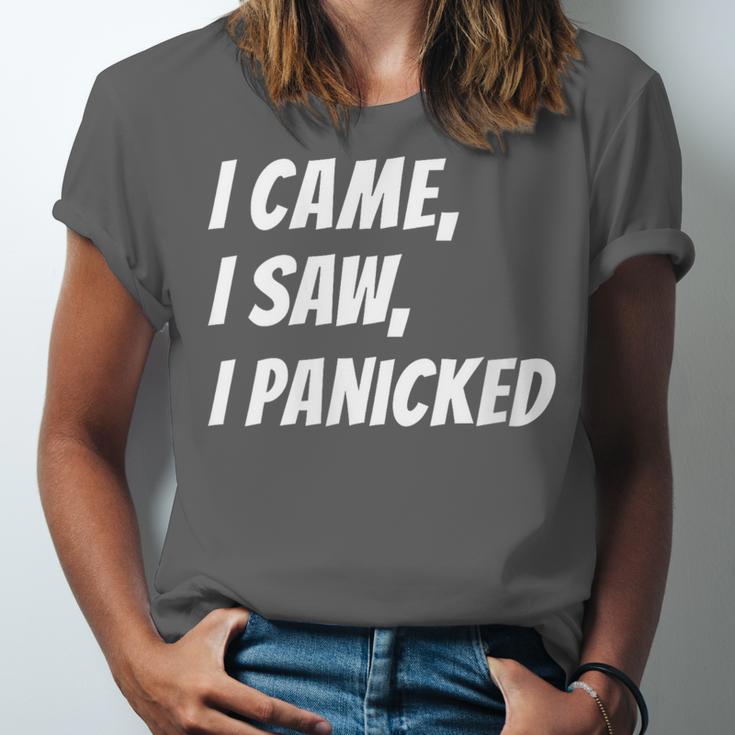 I Came I Saw Meme For Anti Social And Introvert Unisex Jersey T-Shirt