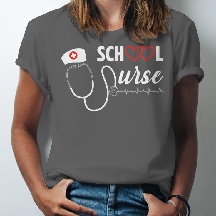 School Nurse Nursing Graduate School Graduation Unisex Jersey T-Shirt