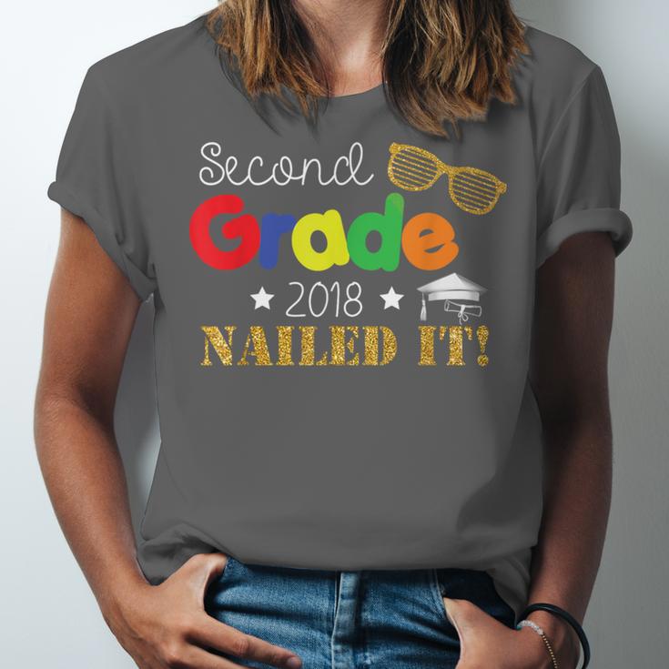 Second 2nd Grade 2018 Nailed It Graduation Shirt Unisex Jersey T-Shirt