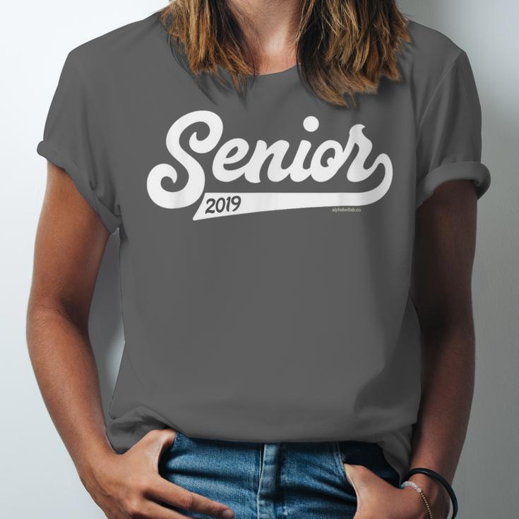 Senior 2019 Class Of 2019 Graduation For Her Him Unisex Jersey T-Shirt