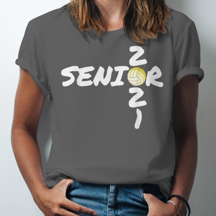 Senior 2021 Volleyball Graduation Shirt Unisex Jersey T-Shirt