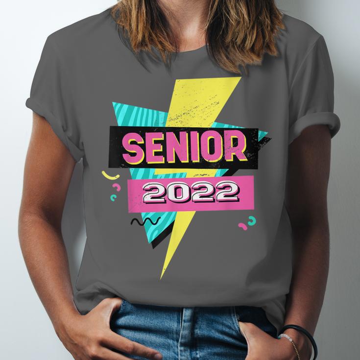 Senior 2022 Graduation Class Of 2022 Retro 90's Graduation Unisex Jersey T-Shirt