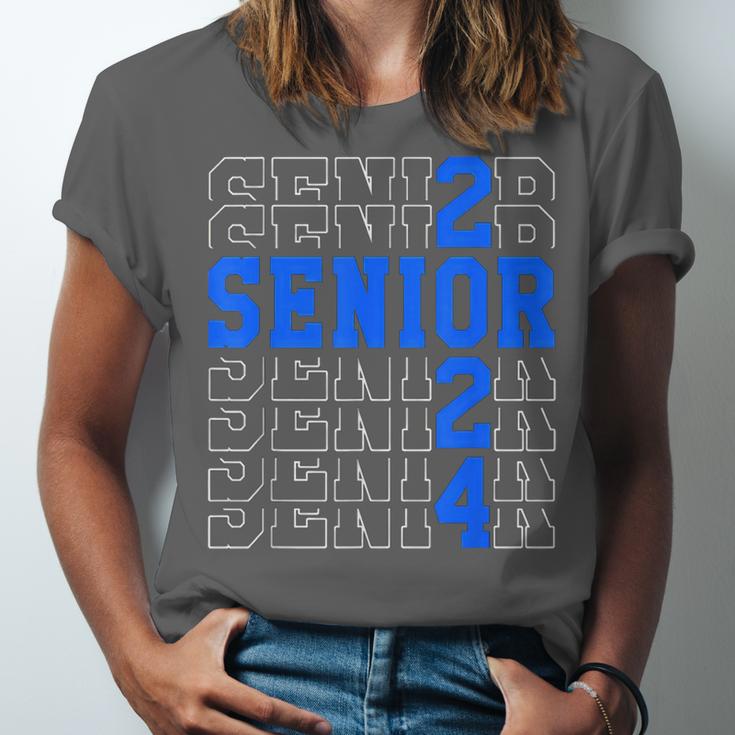 Senior 2024 Graphic Class Of 2024 Graduation Graphic Unisex Jersey T-Shirt
