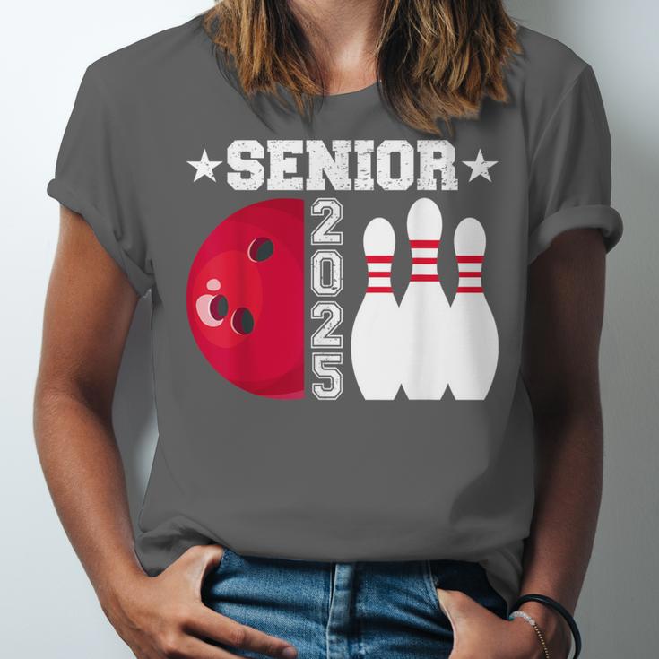 Senior 2025 Bowling Player Class Of 2025 Graduation Seniors Unisex Jersey T-Shirt