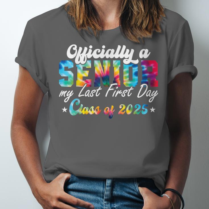 Senior 2025 Graduation My Last First Day Of Class Of 2025 Unisex Jersey T-Shirt