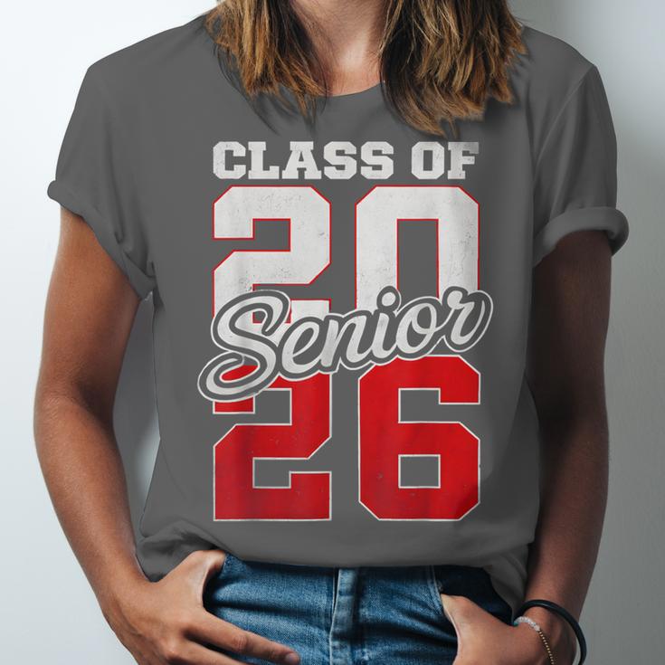 Senior 2026 Class Of 2026 Graduation 2026 Senior 26 Graduate Unisex Jersey T-Shirt