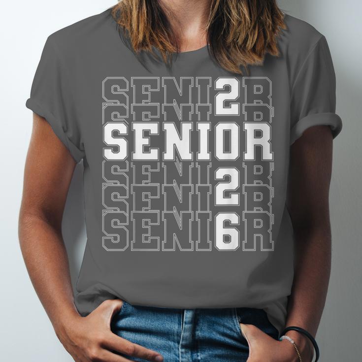 Senior 2026 Class Of 2026 Seniors Graduation 2026 Senior 26 Unisex Jersey T-Shirt