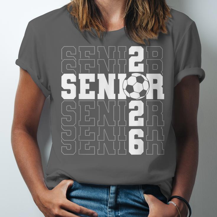 Senior 2026 Soccer Player Class Of 2026 Senior Graduation Unisex Jersey T-Shirt
