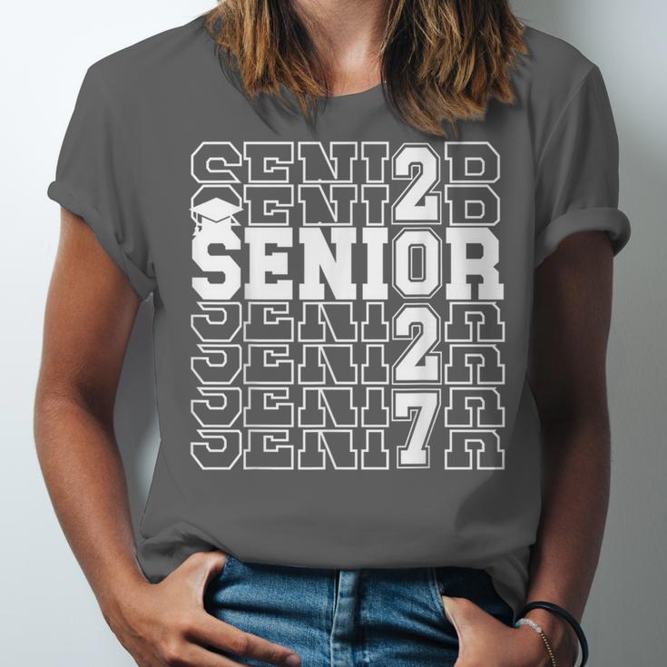 Senior 2027 Class Of 2027 Graduation Senior Grad 2027 Unisex Jersey T-Shirt