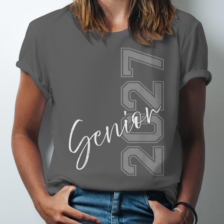 Senior 2027 Class Of 2027 Shirt Graduation Unisex Jersey T-Shirt