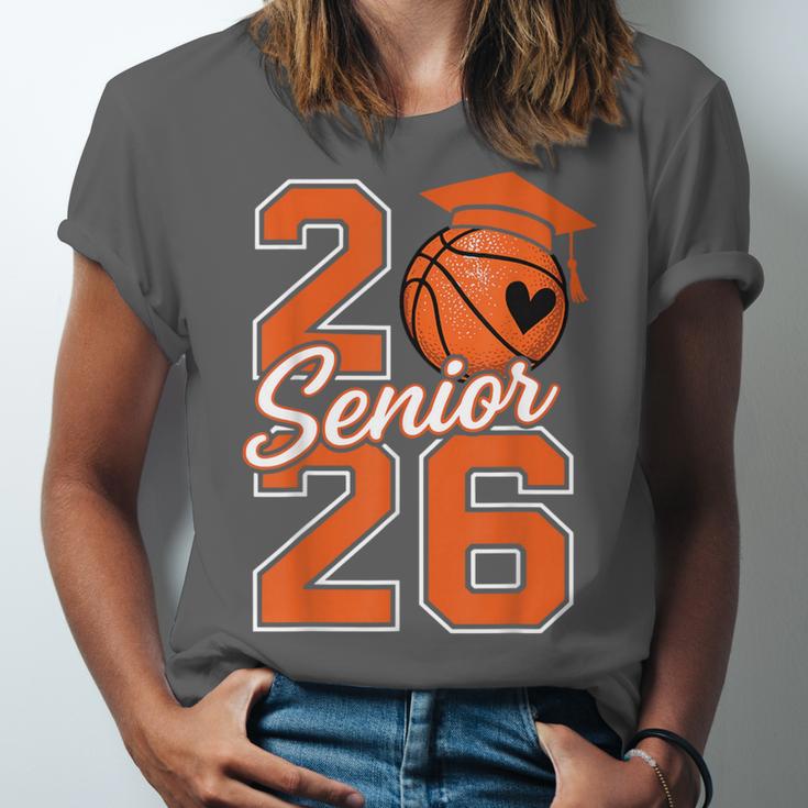 Senior Basketball Class Of 2026 Crew Basketball Graduation Unisex Jersey T-Shirt