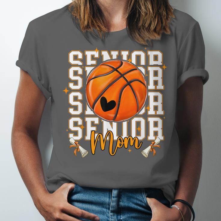 Senior Basketball Mom 2026 Basketball Graduation Unisex Jersey T-Shirt