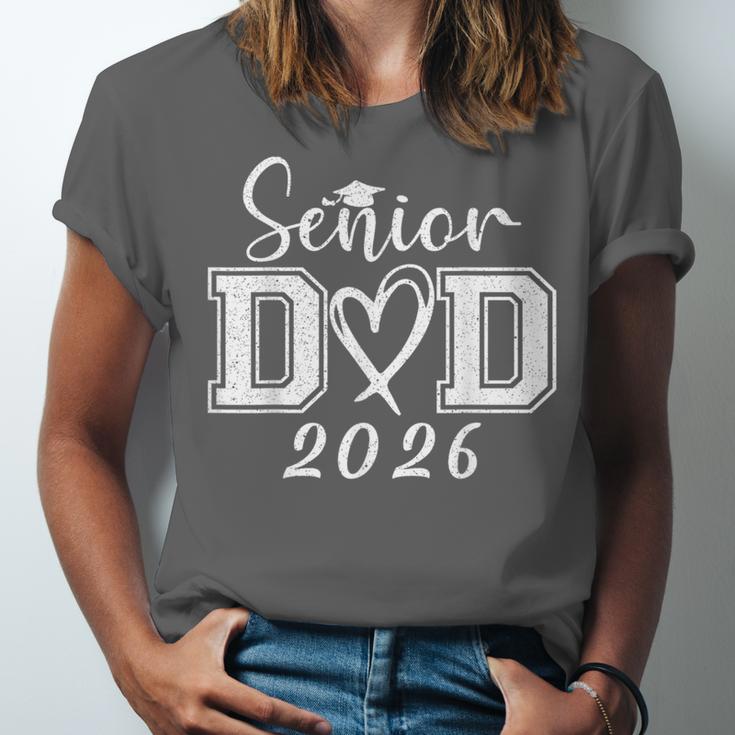 Senior Dad 2026 Graduation Class Of 2026 Men Daddy Father Unisex Jersey T-Shirt