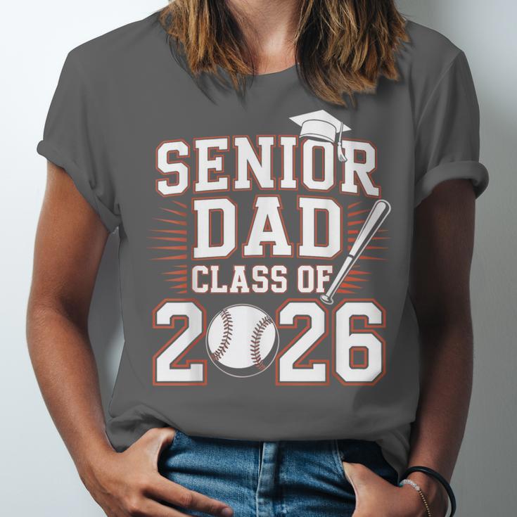 Senior Dad Class Of 2026 Graduate Baseball 2026 Graduation Unisex Jersey T-Shirt