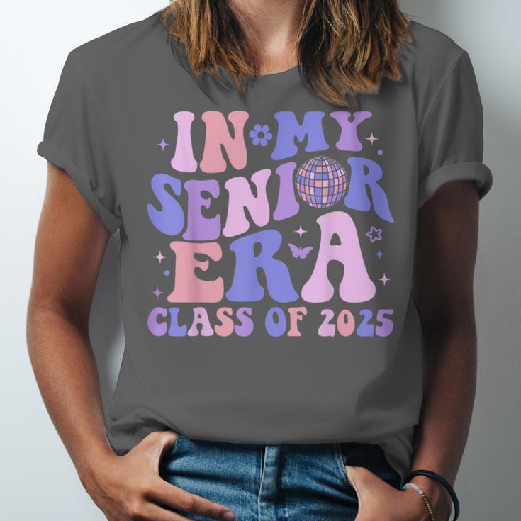 In My Senior Era Class Of 2025 Groovy Senior 2025 Graduation Unisex Jersey T-Shirt