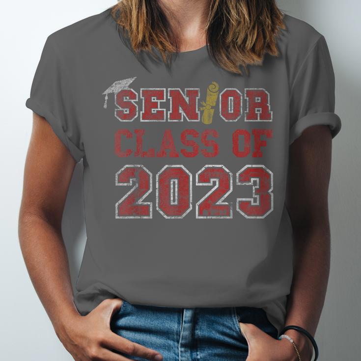 Senior Graduation Class Of 2023 High School College Graduate Unisex Jersey T-Shirt