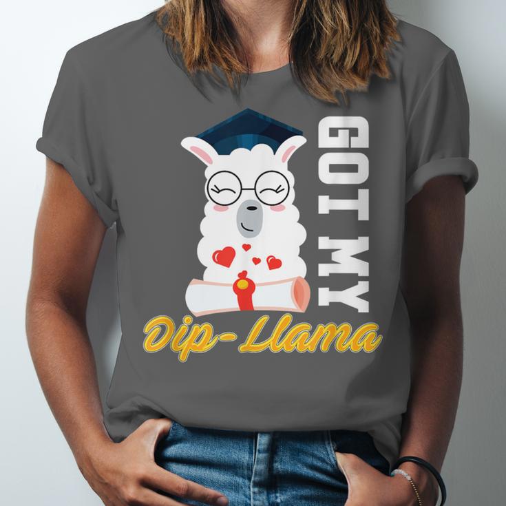 Senior Graduation TShirt 2019 Got My Dip-Llama Diploma Shirt Unisex Jersey T-Shirt