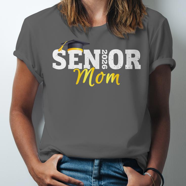 Senior Mom 2026 Class Of 2026 Graduation 26 Family Matching Unisex Jersey T-Shirt