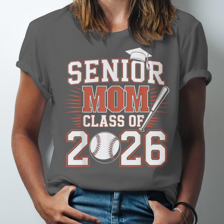 Senior Mom Class Of 2026 Graduate Baseball 2026 Graduation Unisex Jersey T-Shirt