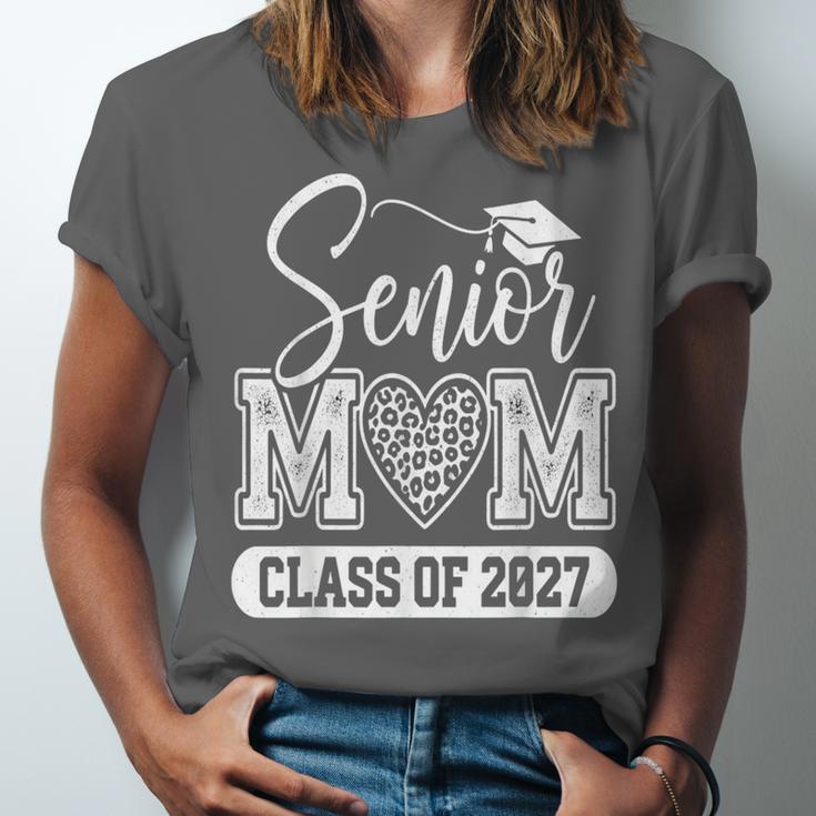 Senior Mom Class Of 2027 Senior Mama 2027 Graduation Unisex Jersey T-Shirt
