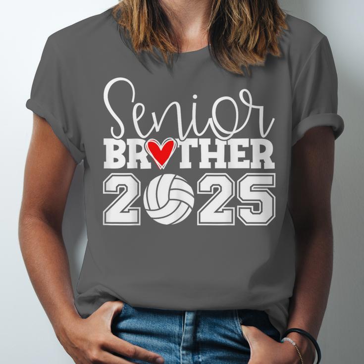 Senior Volleyball Brother 2025 Class Of 2025 Graduation Unisex Jersey T-Shirt
