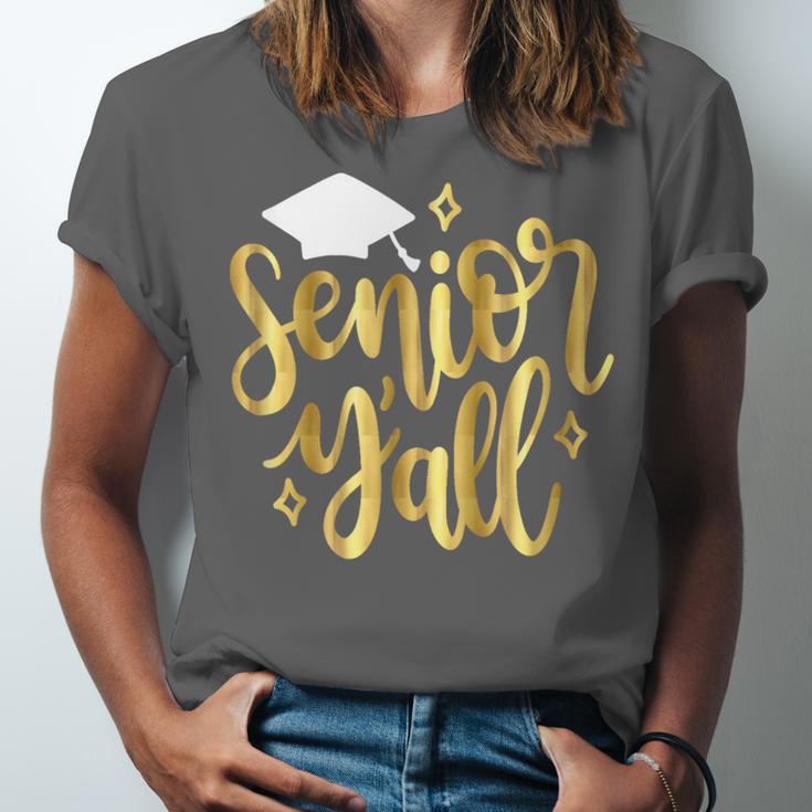 Seniors Y'All 2019 Graduation Tshirt High School College Unisex Jersey T-Shirt