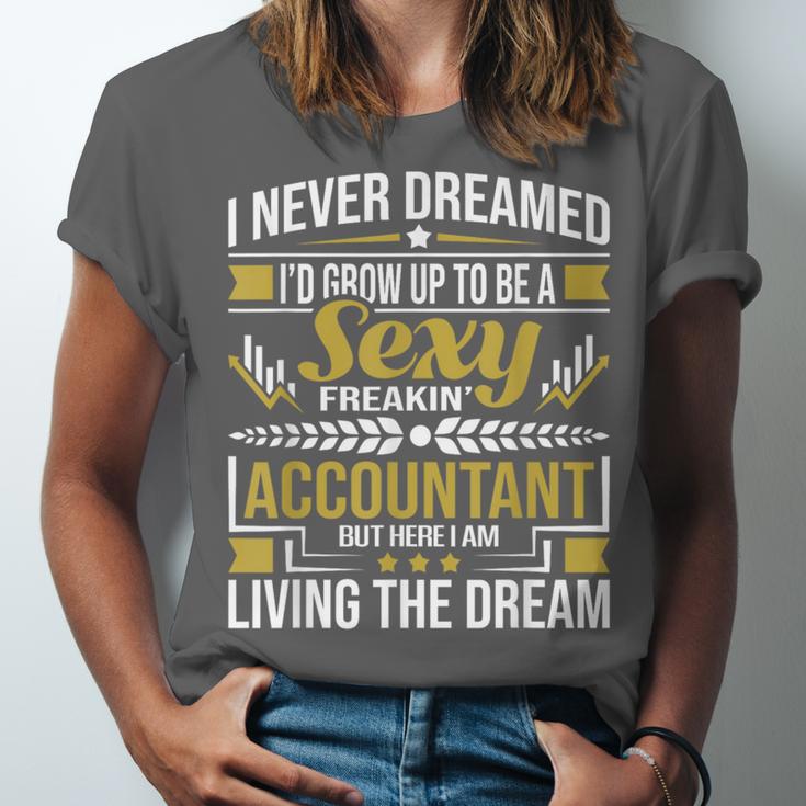 Be A Sexy Accountant Accounting Graduation Accountant Unisex Jersey T-Shirt