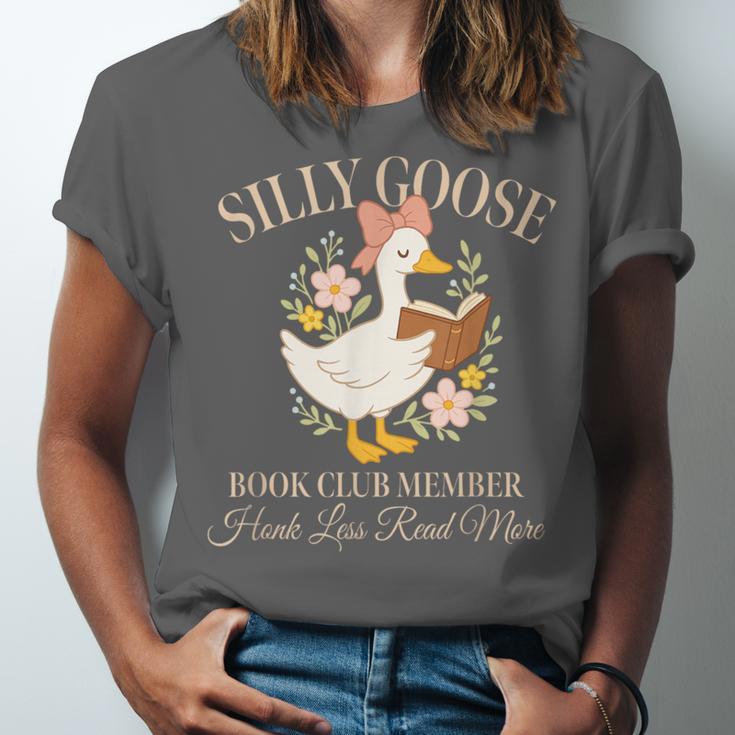 Silly Goose Book Club Member Reading Lover Unisex Jersey T-Shirt Silly Goose Book Club Member Reading Lover Unisex Jersey T-Shirt