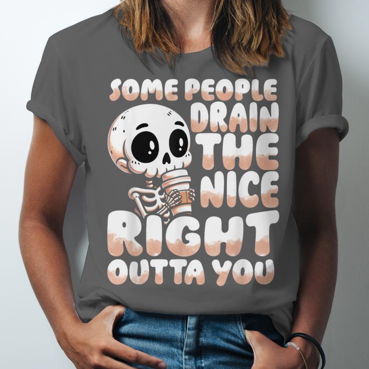 Skeleton Coffee Lover Introvert Unisex Jersey T-Shirt Skeleton Coffee Lover Introvert Unisex Jersey T-Shirt