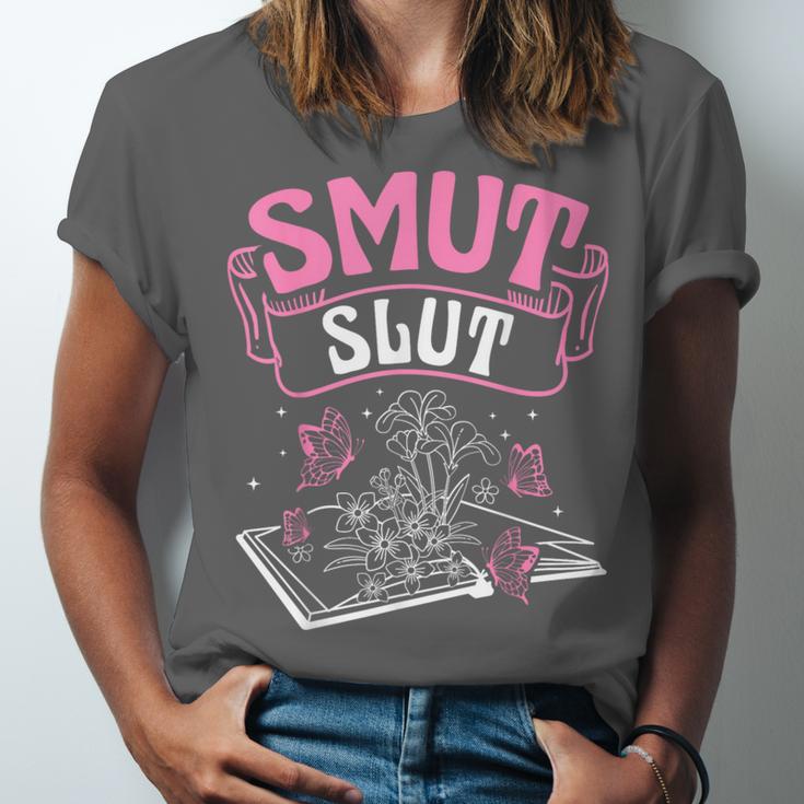 SMUT Slut Provocative Literature Book Club Book Reading Unisex Jersey T-Shirt