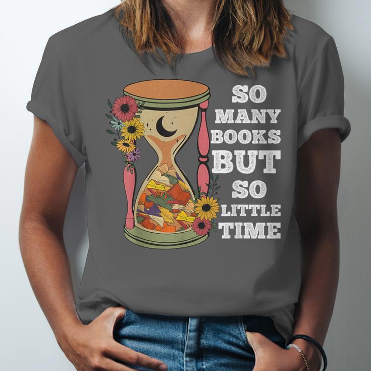 So Many Books But So Little Time Tee For Bookworms Readers Unisex Jersey T-Shirt So Many Books But So Little Time Tee For Bookworms Readers Unisex Jersey T-Shirt