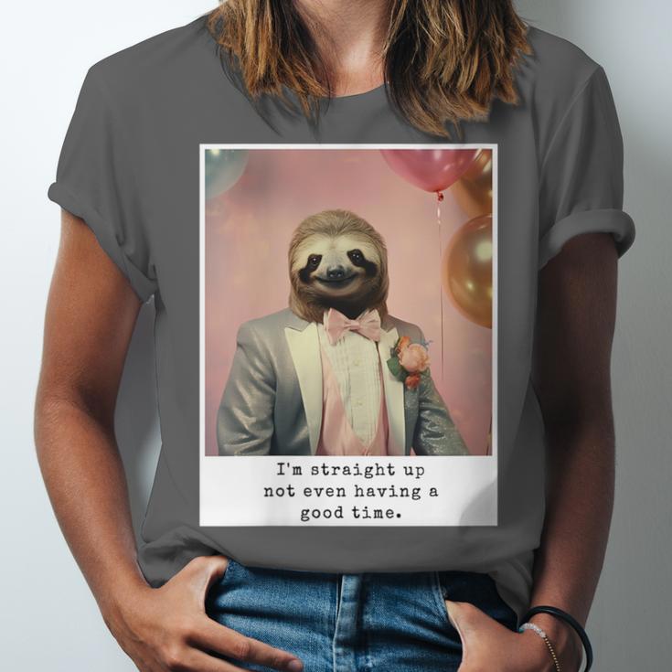 Social Anxiety Not Having A Good Time Socializing Introvert Unisex Jersey T-Shirt