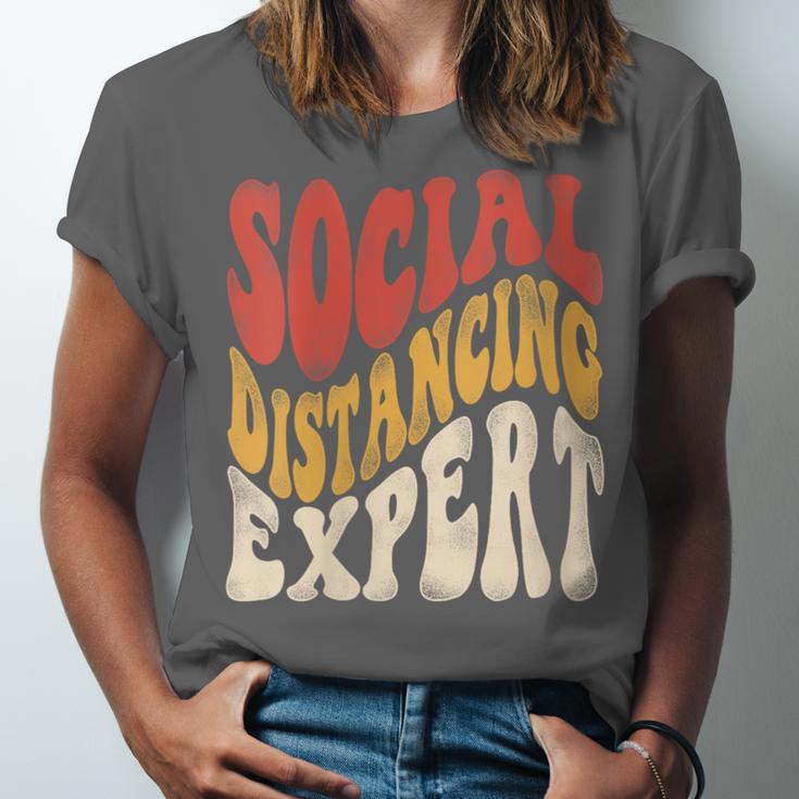 Social Distancing Expert Introvert Unisex Jersey T-Shirt