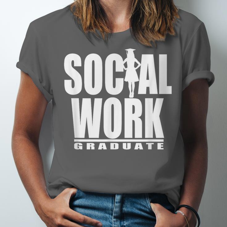 Social Work Graduate TShirt College Graduation Unisex Jersey T-Shirt