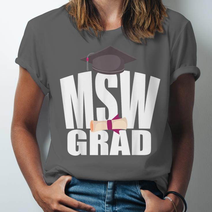 Social Work MSW Graduation Masters Degree Worker 2020 Unisex Jersey T-Shirt