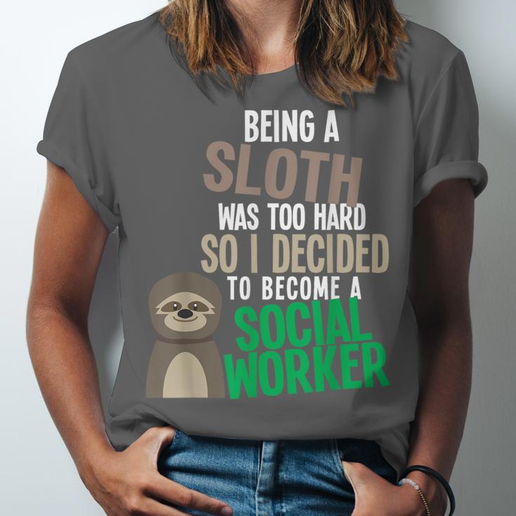 Social Work Student Masters Degree Graduation Unisex Jersey T-Shirt