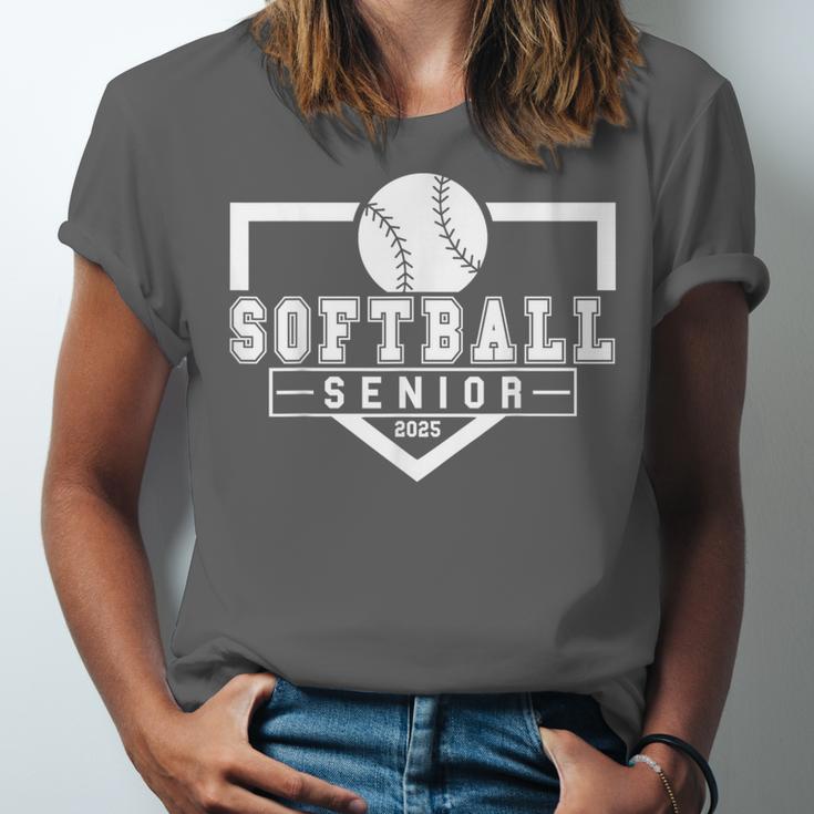 Softball Senior Night Softball Senior 2025 Graduation 4 Unisex Jersey T-Shirt
