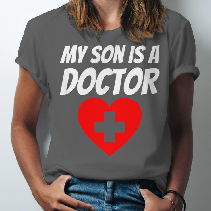 My Son Is A Doctor Shirt Proud Parents Graduation Unisex Jersey T-Shirt