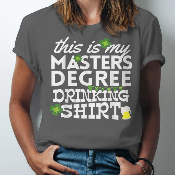 St Patricks Day Masters Degree MSW Graduation Social Work Unisex Jersey T-Shirt