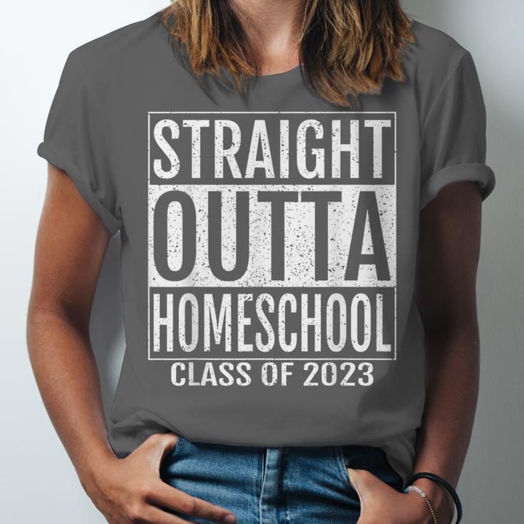 Straight Outta Homeschool Graduation Tee 2023 Unisex Jersey T-Shirt