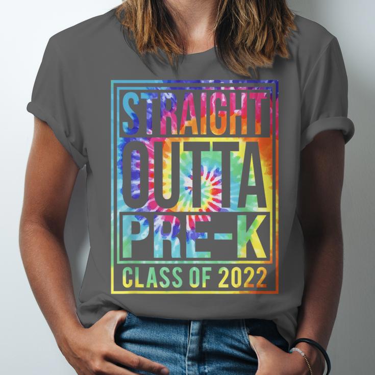 Straight Outta Pre-K Class Of 2022 Preschool Graduation Unisex Jersey T-Shirt