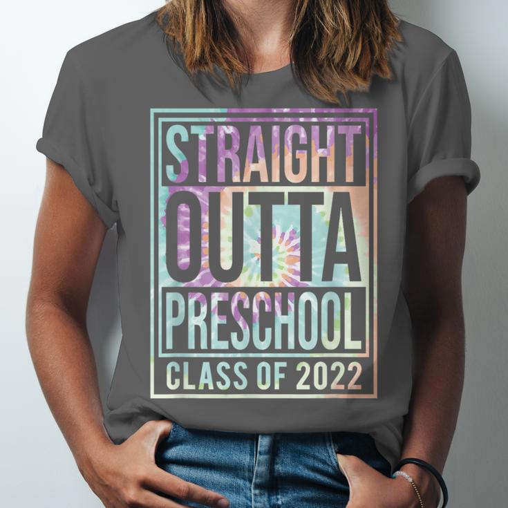 Straight Outta Preschool Class Of 2022 School Graduation Unisex Jersey T-Shirt