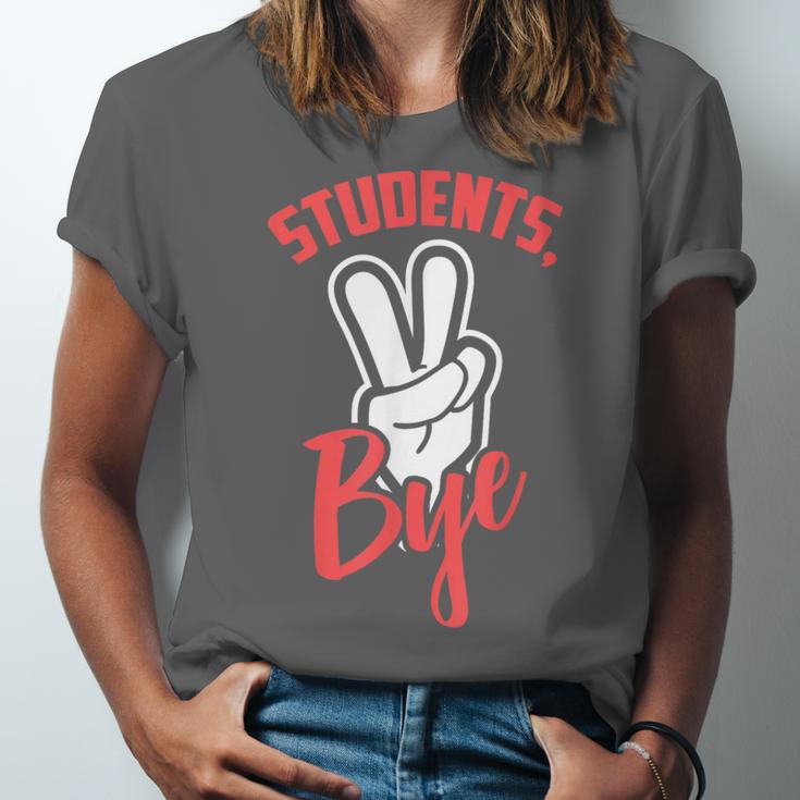 Students Bye Shirt Last Day Of School Graduation 2019 Unisex Jersey T-Shirt