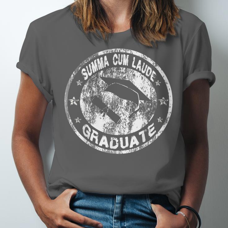 Summa Cum Laude Graduate GraduationShirt Men Women Unisex Jersey T-Shirt