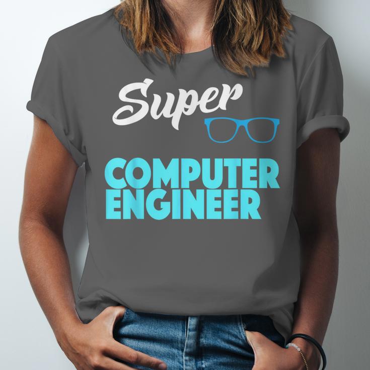 Super Computer Engineer New Job Graduation Unisex Jersey T-Shirt