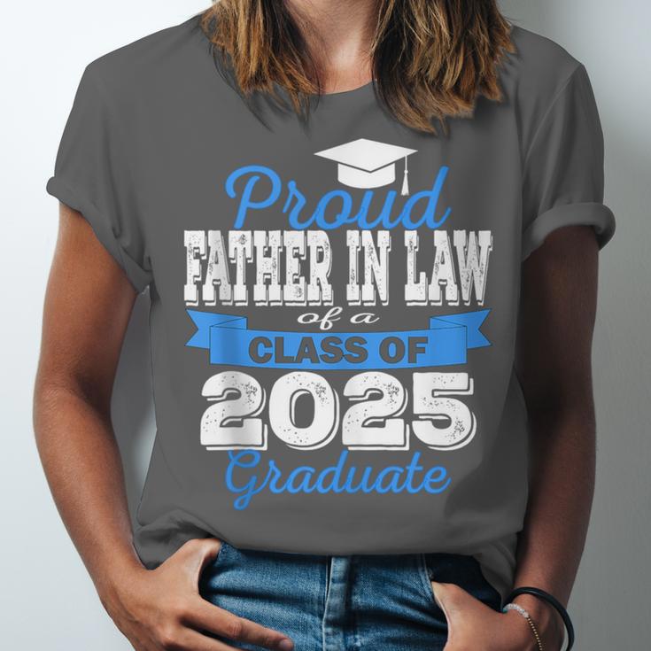 Super Proud Father In Law Of 2025 Graduate Graduation Family Unisex Jersey T-Shirt
