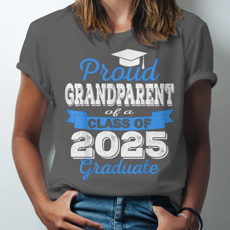 Super Proud Grandparent Of 2025 Graduate Graduation Family Unisex Jersey T-Shirt