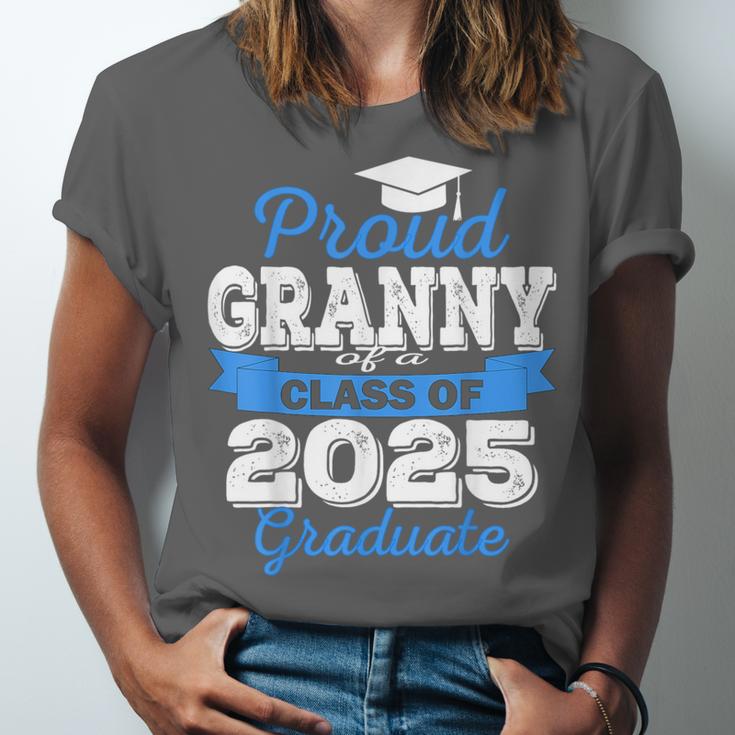 Super Proud Granny Of 2025 Graduate Senior Graduation Family Unisex Jersey T-Shirt